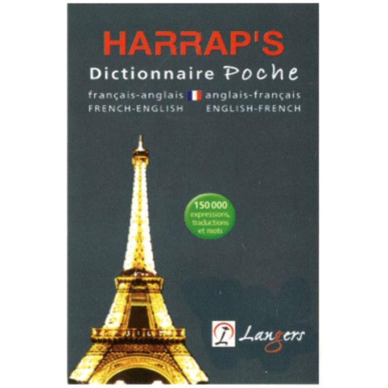 Harraps French Pocket Dictionary 9789380809397 100 Authentic