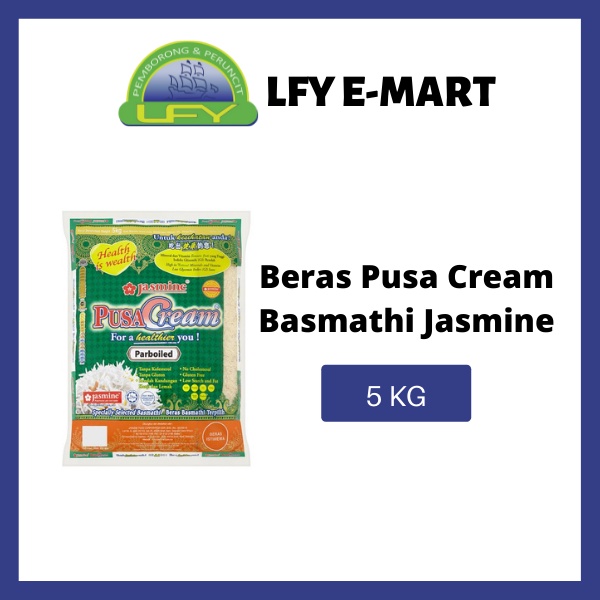 Buy Beras Pusa Cream Basmathi Jasmine 5kg Seetracker Malaysia
