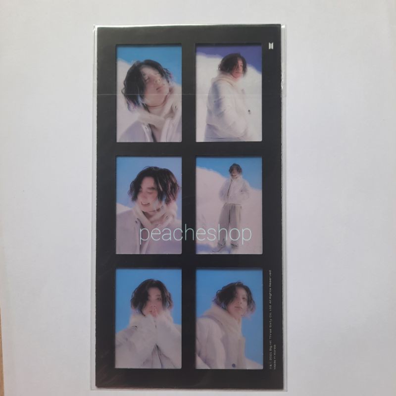 [ON KEEP] OFFICIAL 6 CUT PHOTO FILM JUNGKOOK WINTER PACKAGE BTS 2021 SHARING READY JK PC WINPAC
