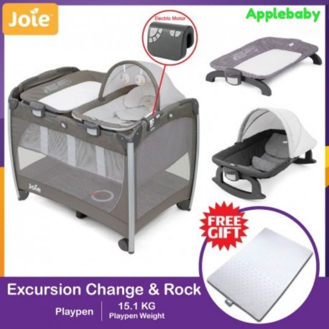 joie excursion mattress size