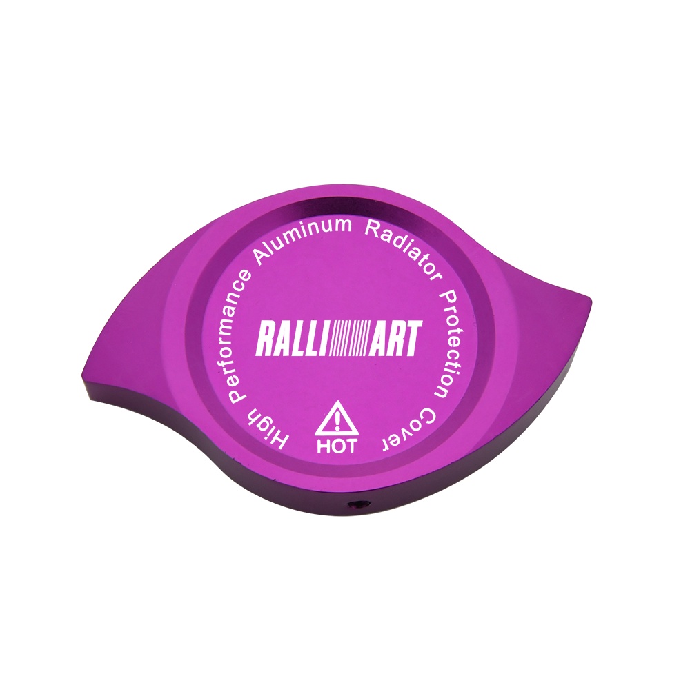 Multi Durable Aluminum Car Radiator Covers Tank Cover Cap RALLIART EVOLUTION MIVEC HKS Logo Emblem Fit MITSUBISHI Aut... - Image 2