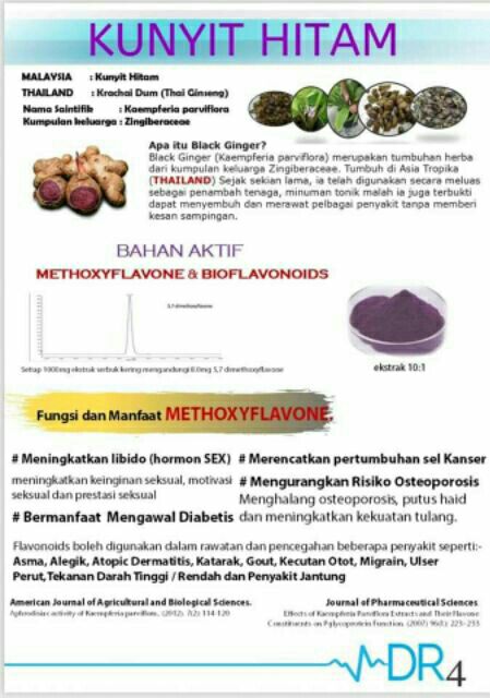 Kunyit Hitam Dr4 Untuk Kesihatan Shopee Malaysia