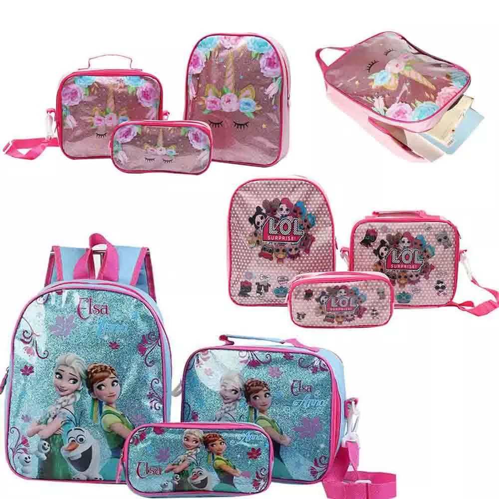 Girls Backpacks Kids School Bag Girls Gifts Back to School LOL Surprise Backpack for Girls LOL Large Backpack Gym Bag School Bags for Girls 