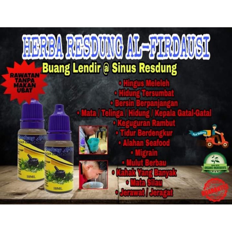 Buy Ubat Resdung Cecair Tradisional Organik Formulasi Herba Seetracker Malaysia