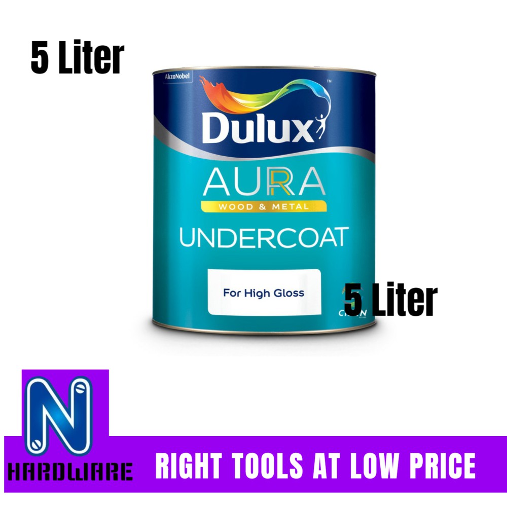 Dulux 5L Speed Undercoat (AURA UNDERCOAT) 5L Paint for Wood & Metal 5