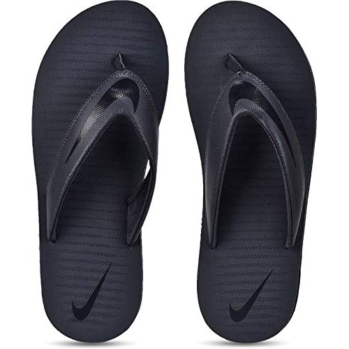 nike men's chroma thong 5 black slippers