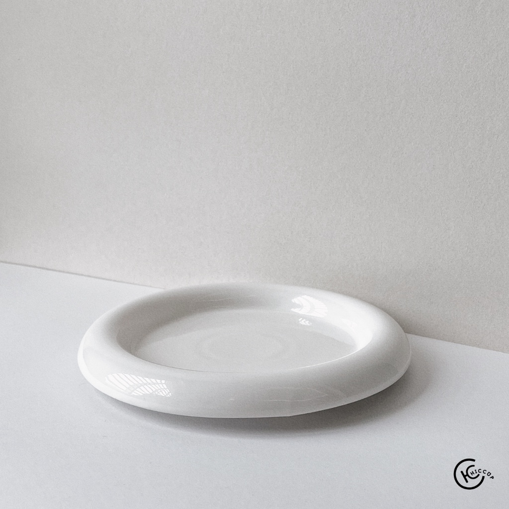 HICCUP Ceramic Dessert Aesthetic Ins Style Ceramic Plate Tableware Dining Plate Plate Set Dinnerware Nordic Pinggan 碟子盘子