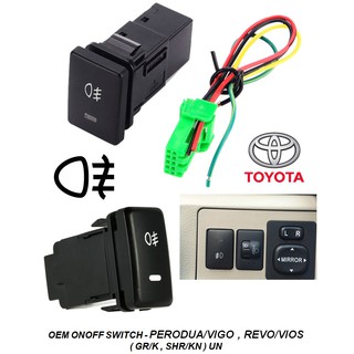 Ready Stock💥 OEM ON OFF SWITCH LED PERODUA AXIA ARUZ BEZZA 