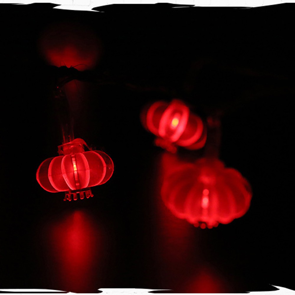 100 Led Chinese Style Red Lantern, Red Paper Lantern Chandeliers