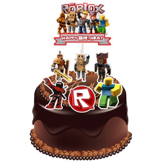 Roblox Girl Theme Cake Topper For Birthday Cake Decoration Shopee Malaysia - roblox adopt me birthday cake for girls