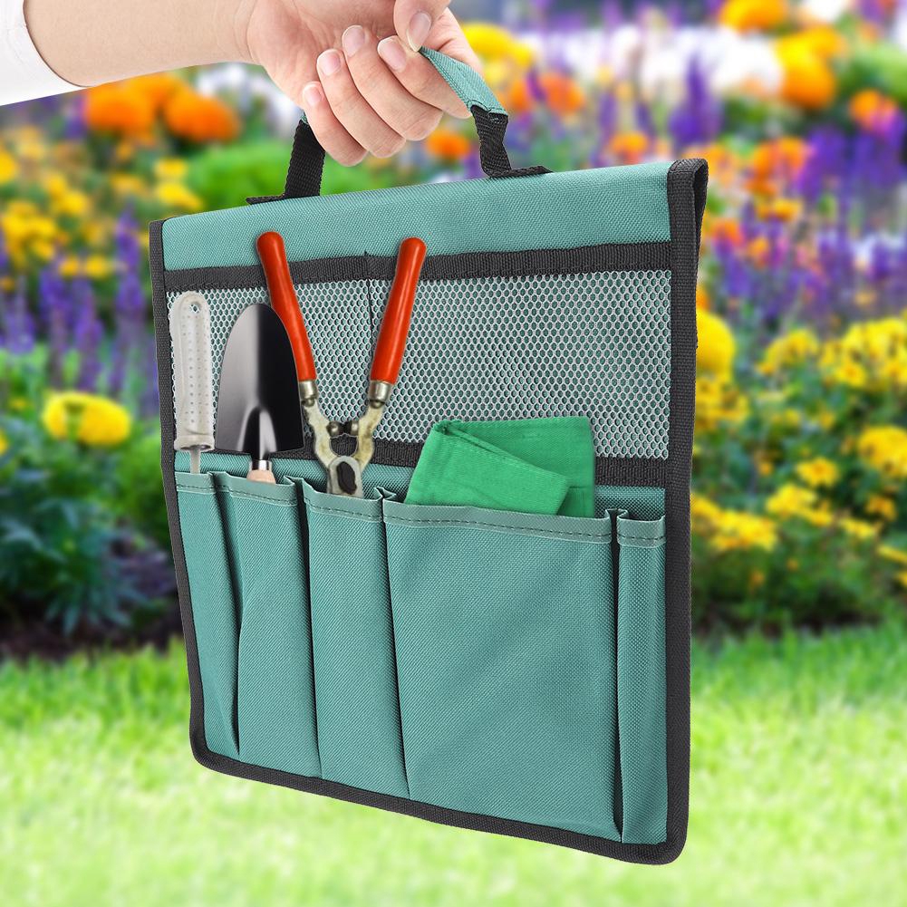 Foldable Portable Garden Kneeler Bench Kneeling Bag Tool Organizer