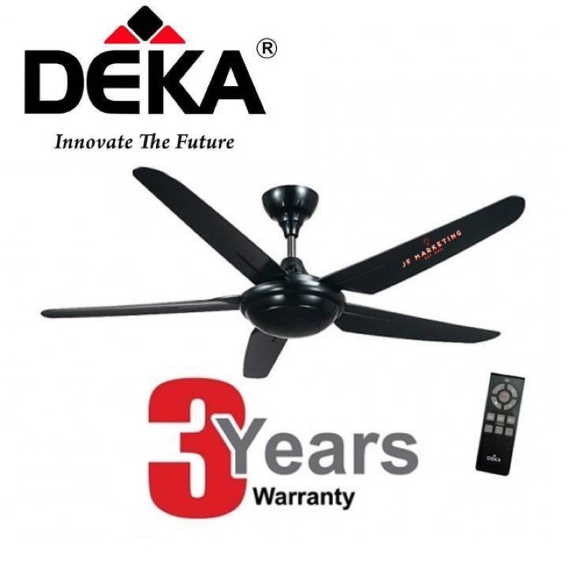 Deka Kronos 5Blade Ceiling Fan F5P With Remote Control Shopee Malaysia