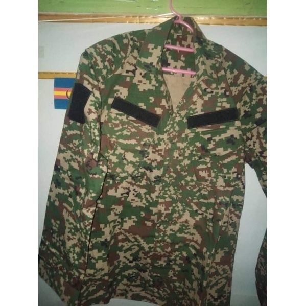 Baju Dan Seluar Loreng Digital Td Ready Stok Shopee Malaysia