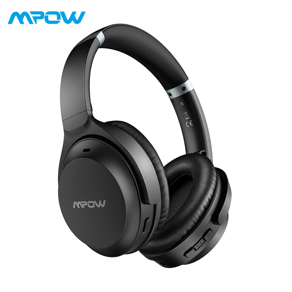 Mpow H12 IPO Bluetooth 5.0 Wireless Headset with CVC 8.0 Mic & 40 Hrs ...