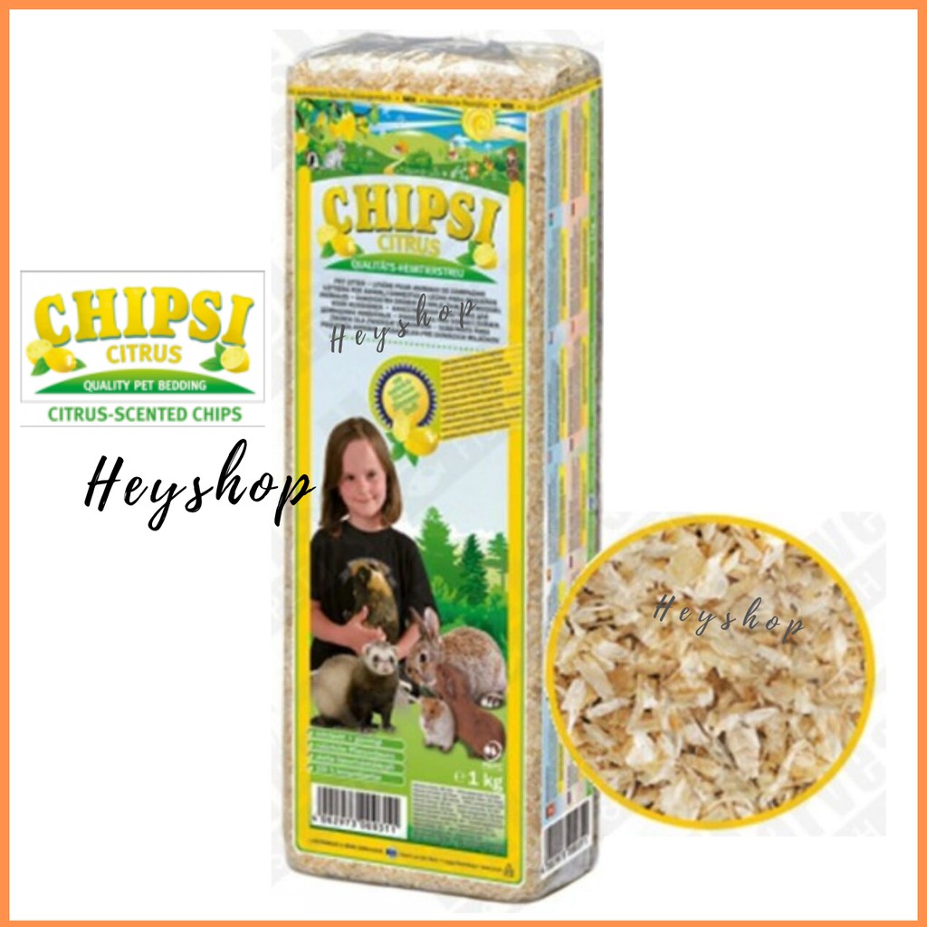 Chipsi Hamster Bedding Lemon 1kg (15L) Citrus Wood Shaving / Chips