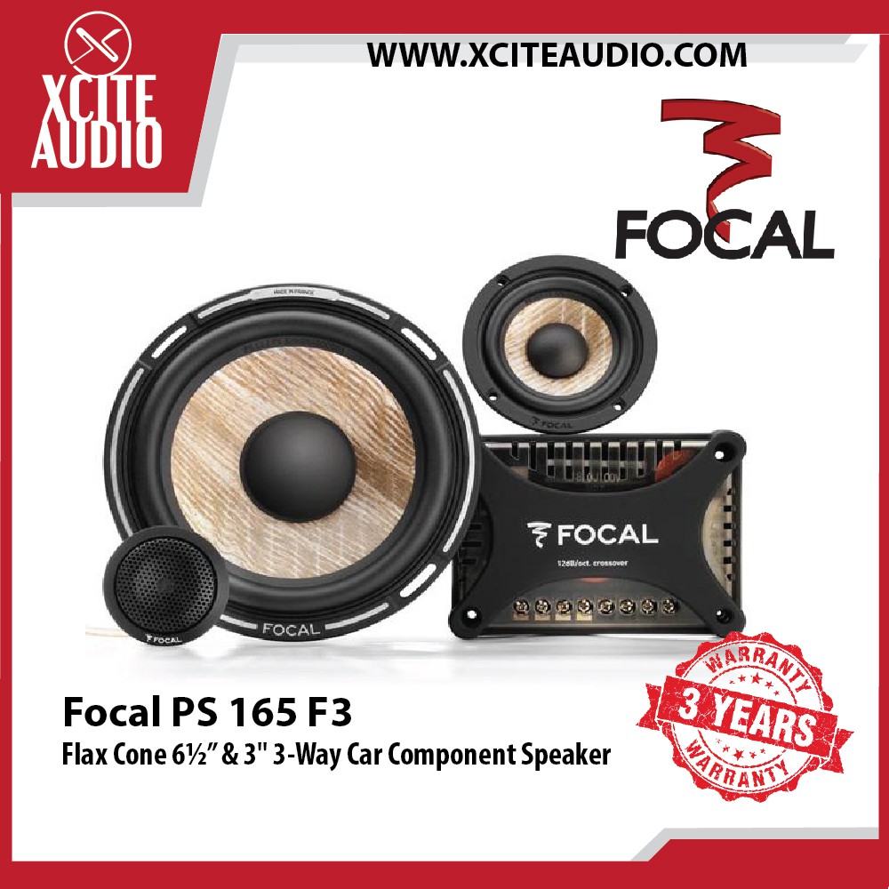 focal 3 way component speakers
