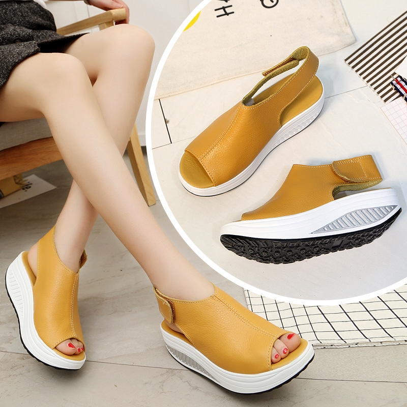 high end wedge shoes