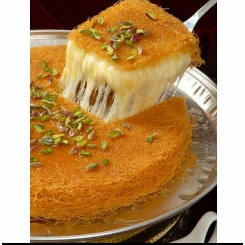 Kunafa dish with cheese, weight 200g Kunafa Turkish Sweets Shopee