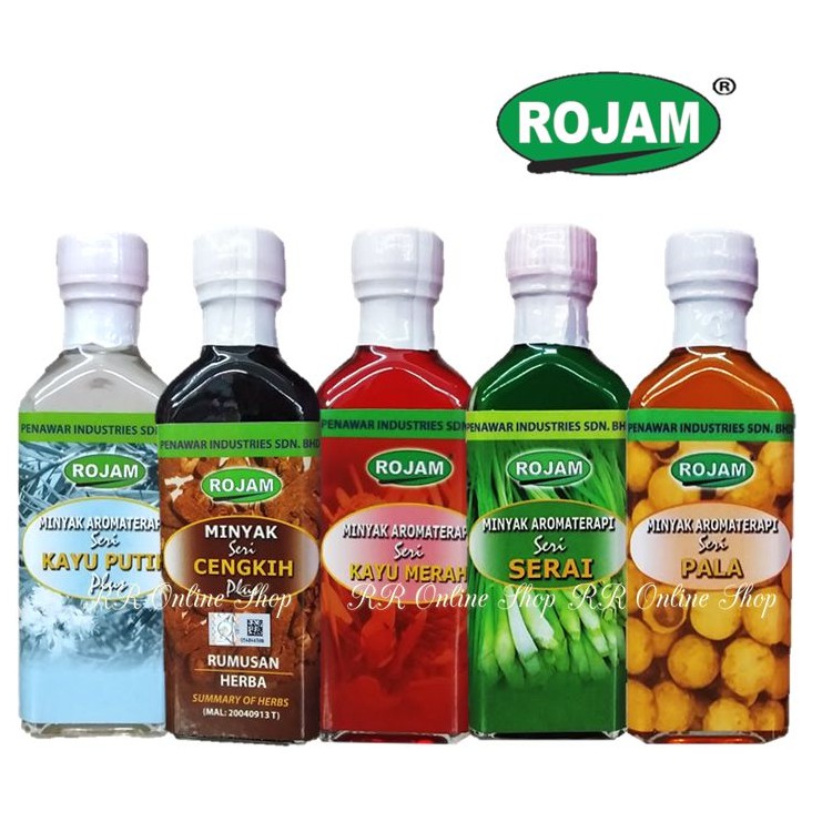 Rojam Aromatherapi Minyak Seri Serai Cengkih Kayu Merah Rojam Aromatherapi Minyak Seri Serai Cengkih Kayu Merah