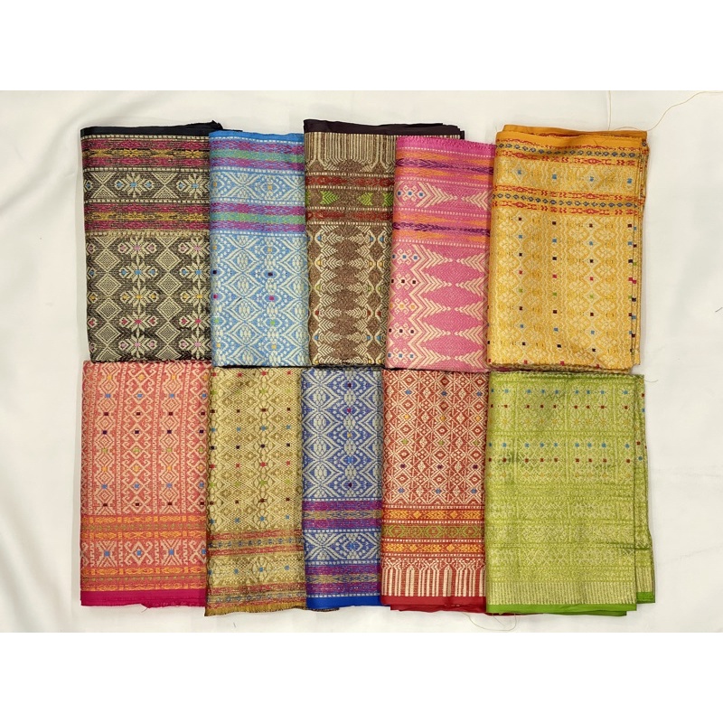 FABRIC / Songket Indonesian Cloth Fabric / Textile for Costume / Skirt / TABLE RUNNER