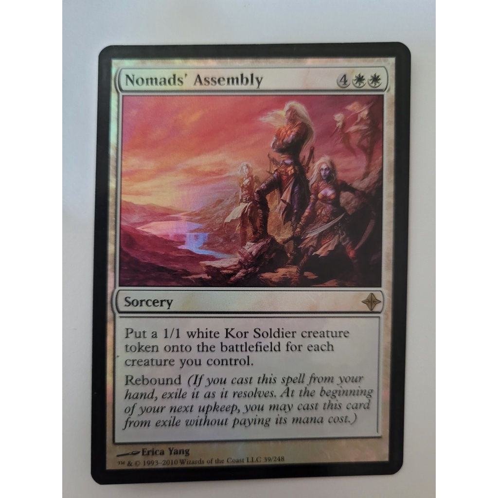 MTG Magic the gathering Nomads' Assembly Rise of the Eldrazi Rare FOIL