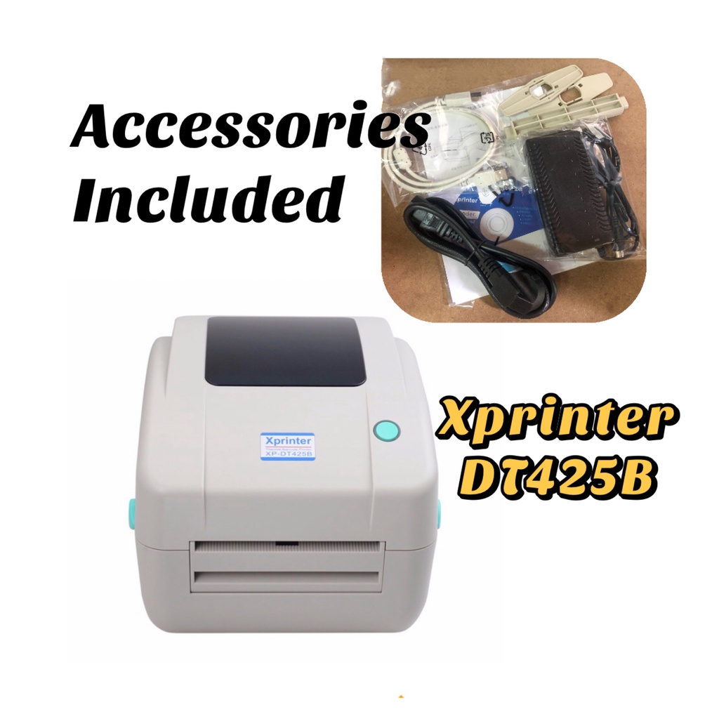 AWB A6 Thermal Printer Shopee Waybill Barcode Shipping Label