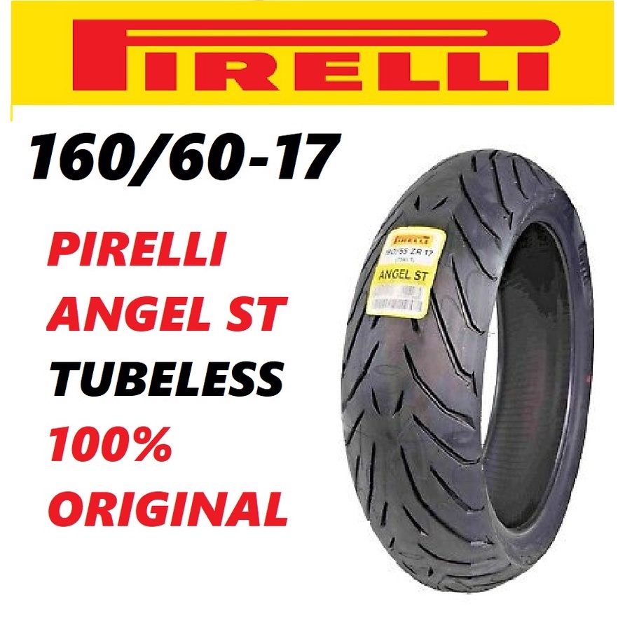 Pirelli Angel St 160 60 17 Tyre 19 Tubeless Pirelli 100 Original Shopee Malaysia