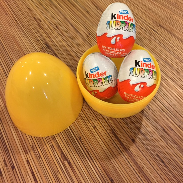 kinder egg plastic