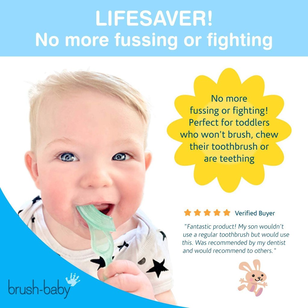 brush baby front ease teether