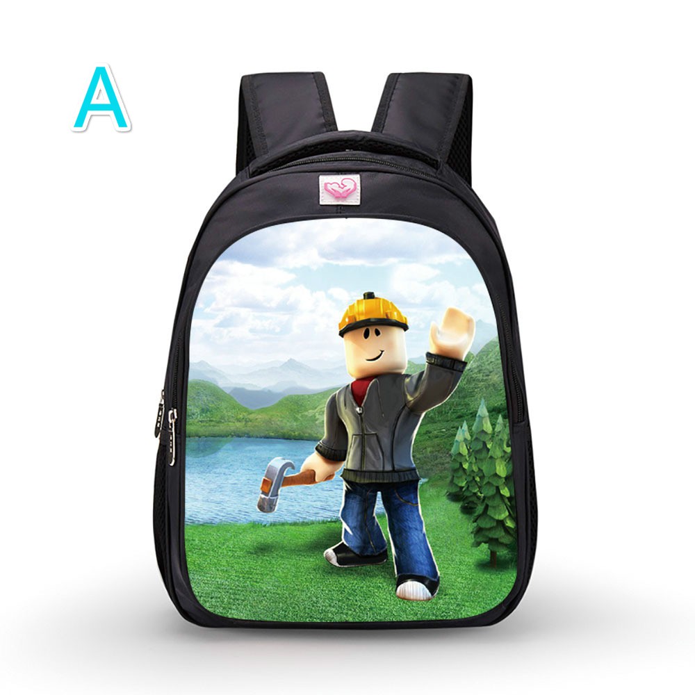 Baby Boy Roblox Backpack Game Figure Kids Waterproof School Bag Student Satchel Shopee Malaysia - baby boy roblox