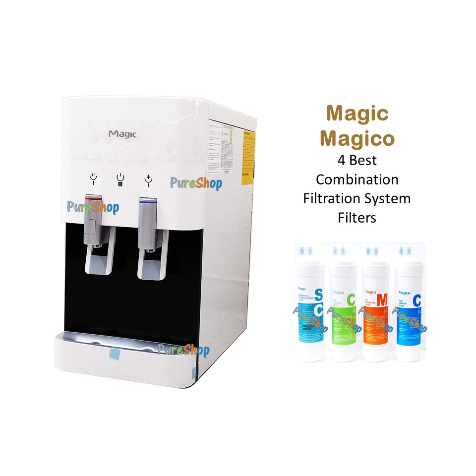 Magic Magico Water Filter Dispenser Puifier Uf Membrane 4 Filtration System Shopee Malaysia