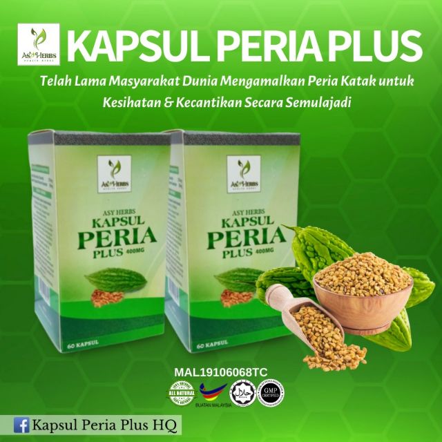 Mal19106068tc Kapsul Peria Plus Penawar Darah Tinggi Kencing Manis Kolesterol Dari Herba Semulajadi Shopee Malaysia