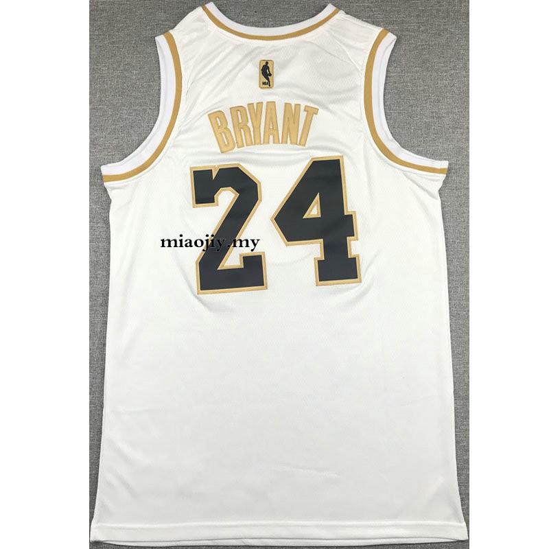 lakers gold and white jersey