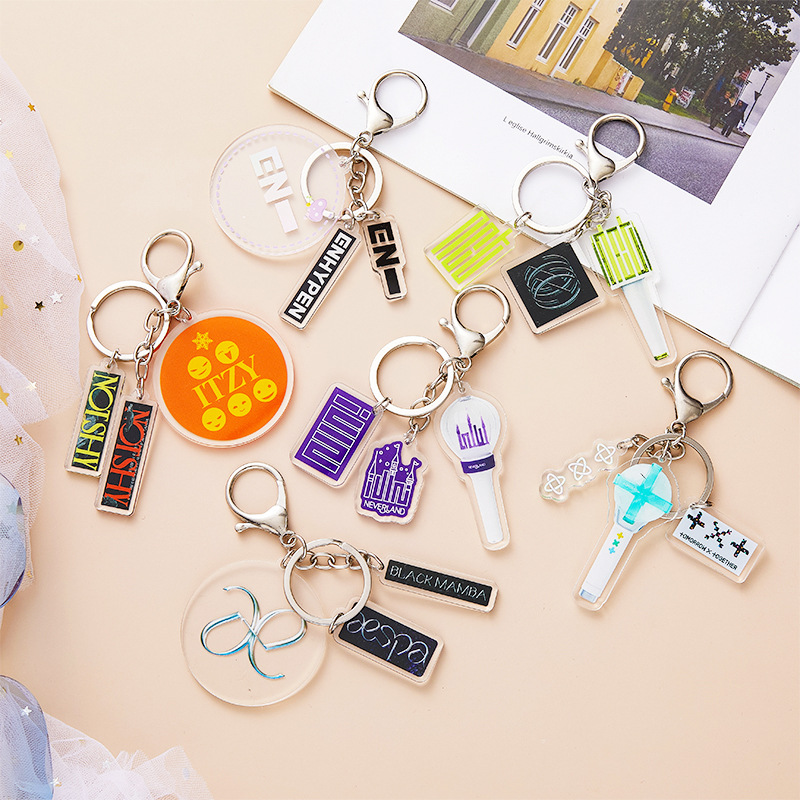 K Pop Nct Itzy Txt Aespa Enhypen G I Dle New Lightstick Lantern Key Ring Key Chain Key Pendant Accessory Merchandise Small Gift Shopee Malaysia
