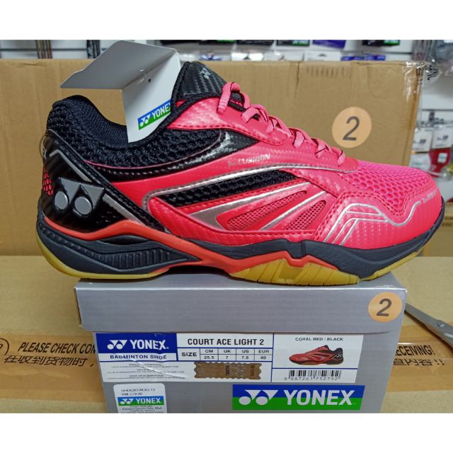 yonex court ace light badminton shoes