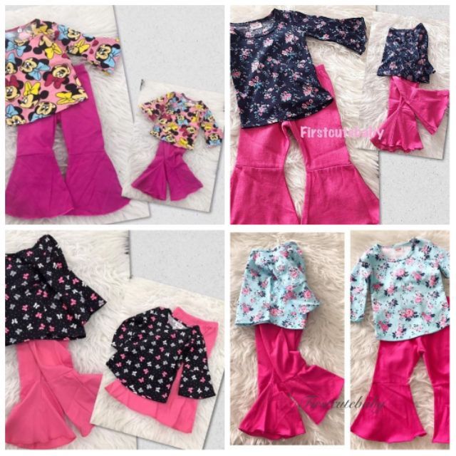 OFFER  BAJU  RAYA BLOUSE  PALAZZO  SET BABY KIDS GIRL CUTE 