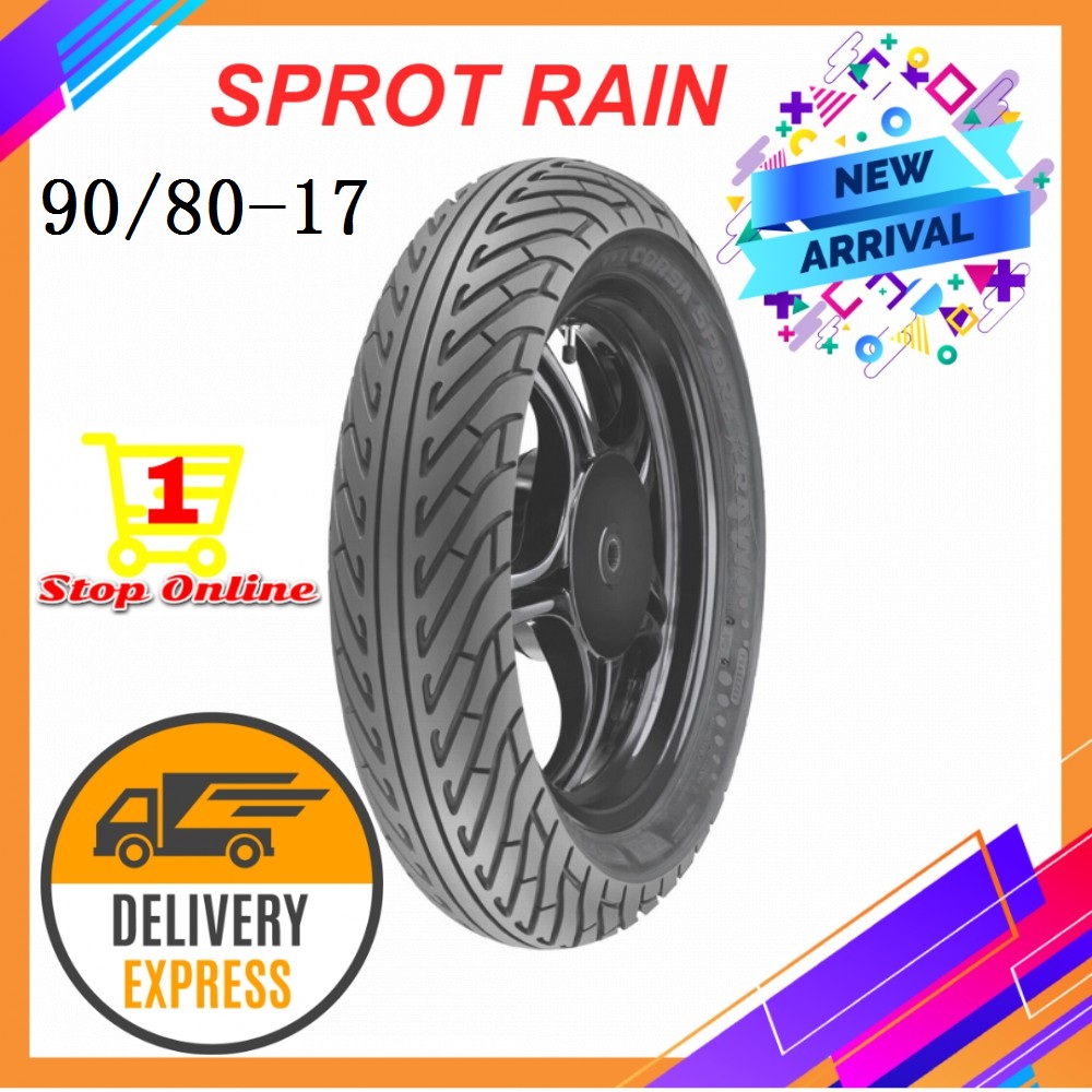 CORSA SPORT RAIN 90/8017 TUBELESS ( READY STOCK ) Shopee Malaysia