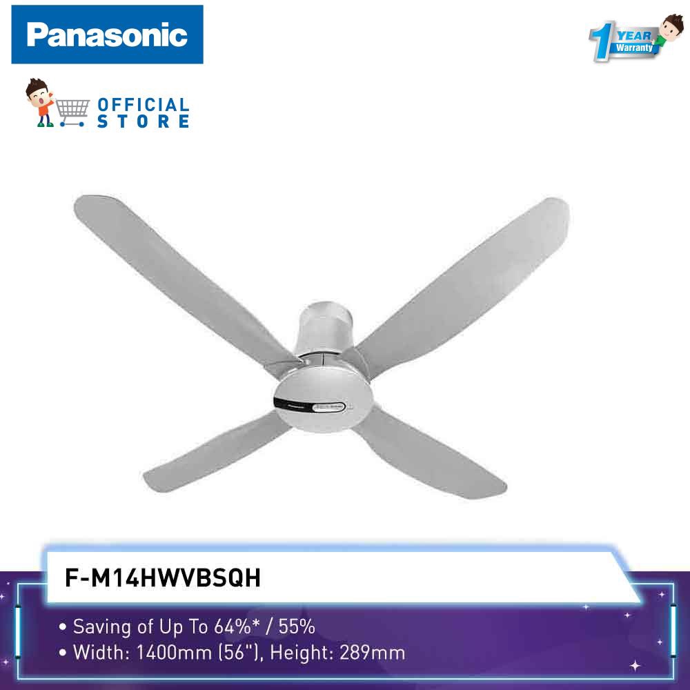 Panasonic Ceiling Fan Econavi 4 Blade F M14hw 56 Inch