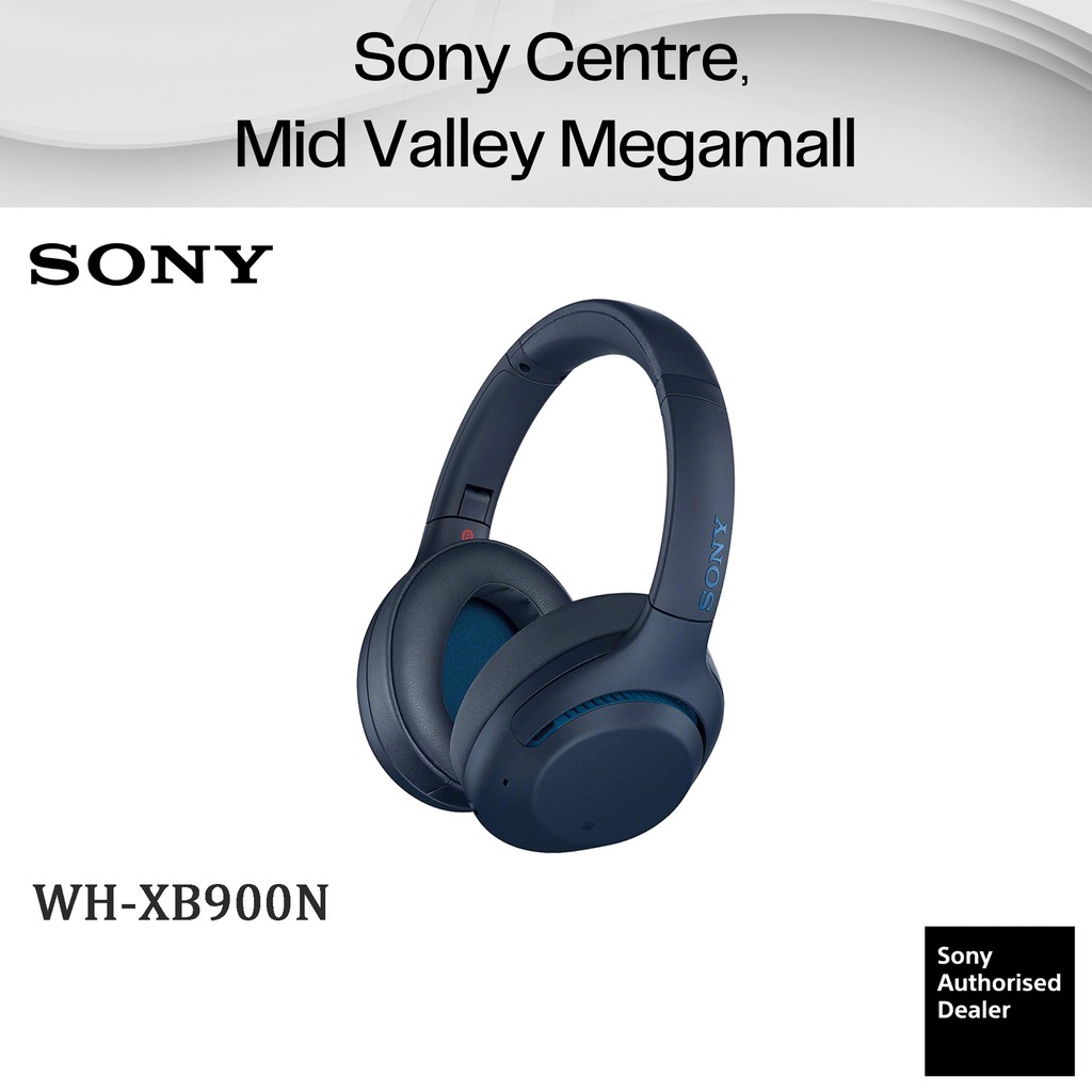 Sony WH-XB900N WHXB900N XB900N Bluetooth Wireless Noise Cancelling ...