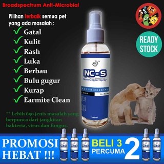 Buy PA Sil Life Pets Spray LUKA Kucing 50ppm CAT DOG PET ANJING 