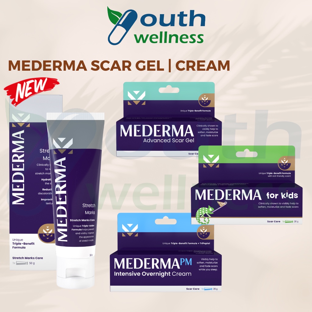 Mederma Advanced Scar Gel Intensive Overnight Cream Kids Scar Gel