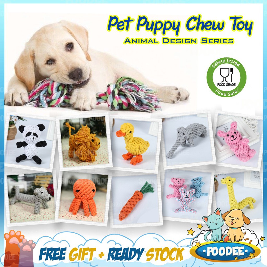 POODEE Pet Adodrable Fun Cat Dog Toy Bite Toys Chewing Toys Husky