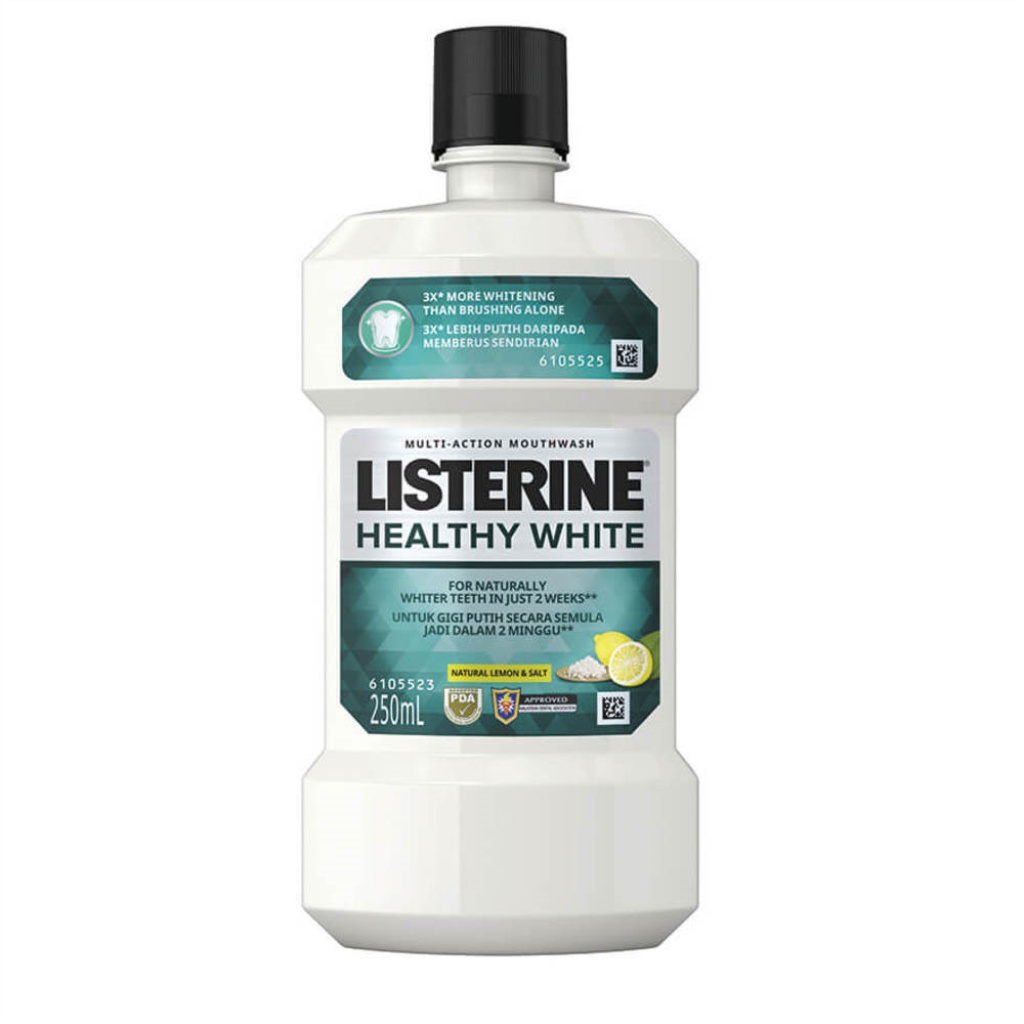 Listerine Healthy White 250ml | Shopee Malaysia