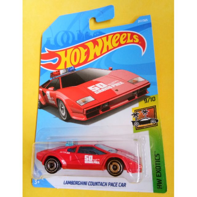 lamborghini countach hot wheels 2018