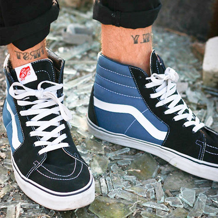 old skool high top sneakers