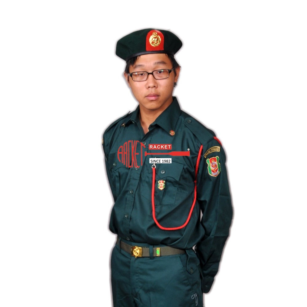 Kadet Remaja 4 Uniform Or Pakaian Seragam Krs Hijau Tua Shopee Malaysia