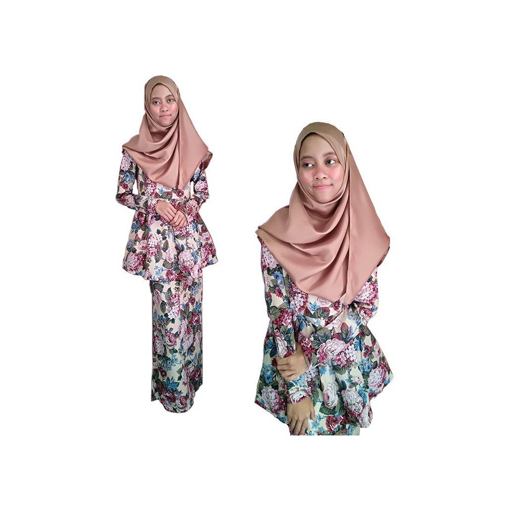  BAJU  KURUNG  MODEN COTTON PEPLUM Shopee  Malaysia