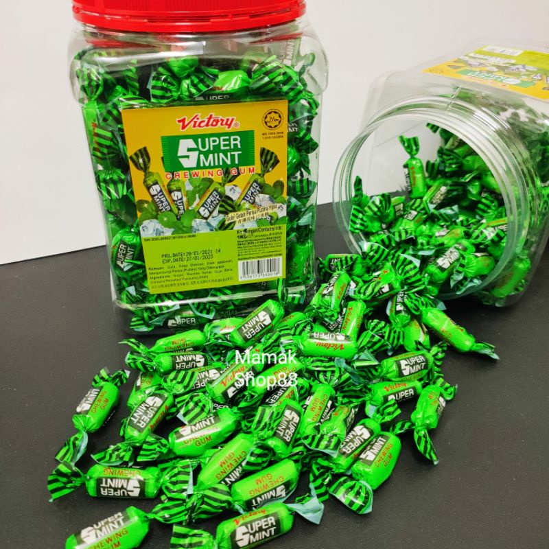 Victory Super Mint Chewing Gum 15pcs/30pcs