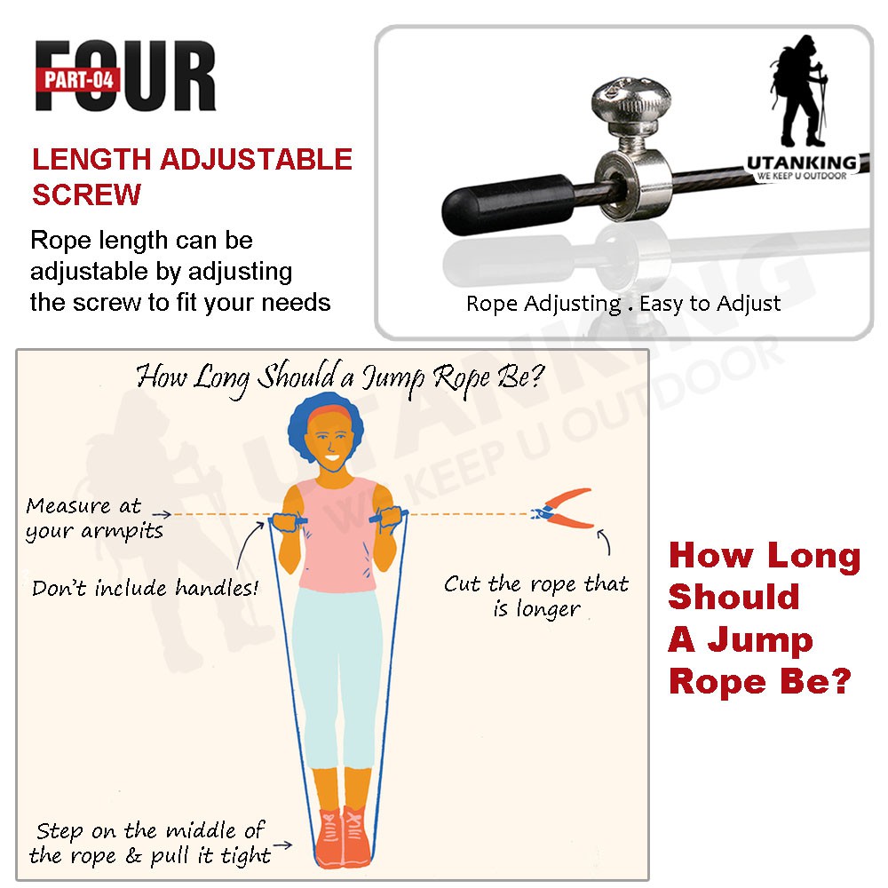 how long should a skipping rope be