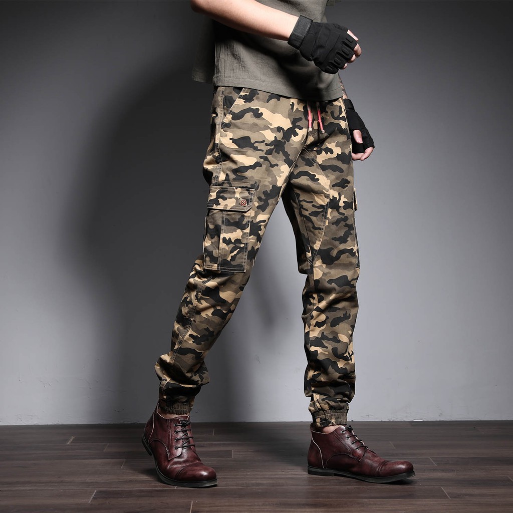 plus size camouflage trousers